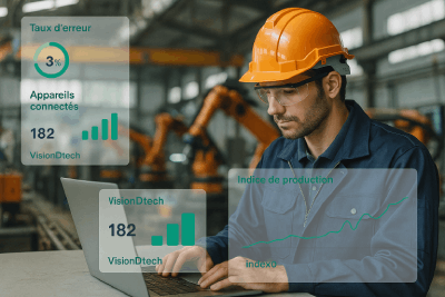Dashboard Industrie VisionDtech